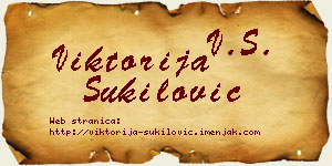 Viktorija Šukilović vizit kartica
